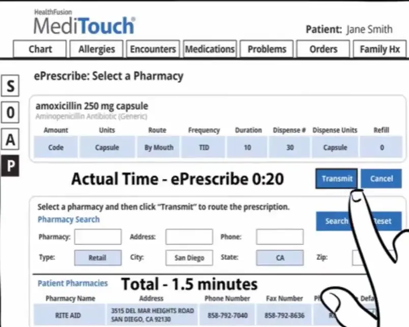 MediTouch EMR Software EHR and Practice Management Software