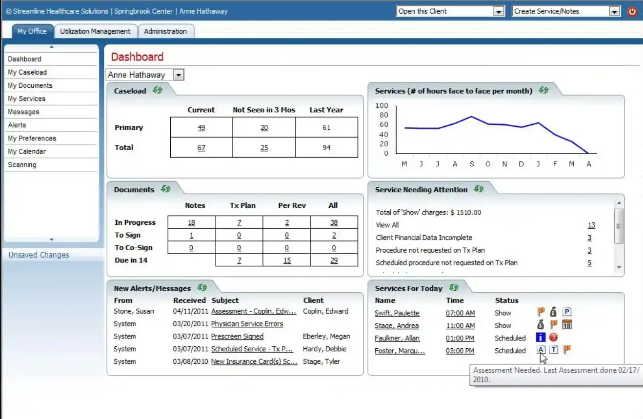 SmartCare by Streamline EHR Software EHR and Practice Management Software