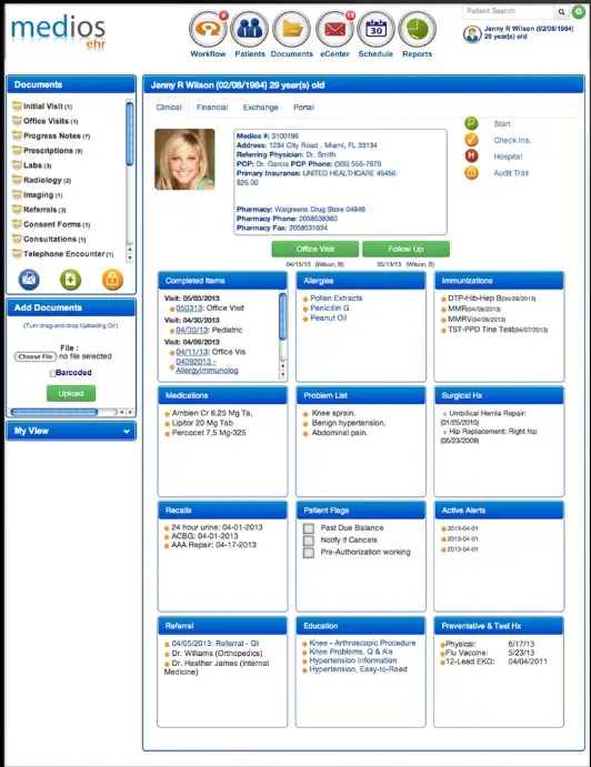 Medios EHR Software EHR and Practice Management Software