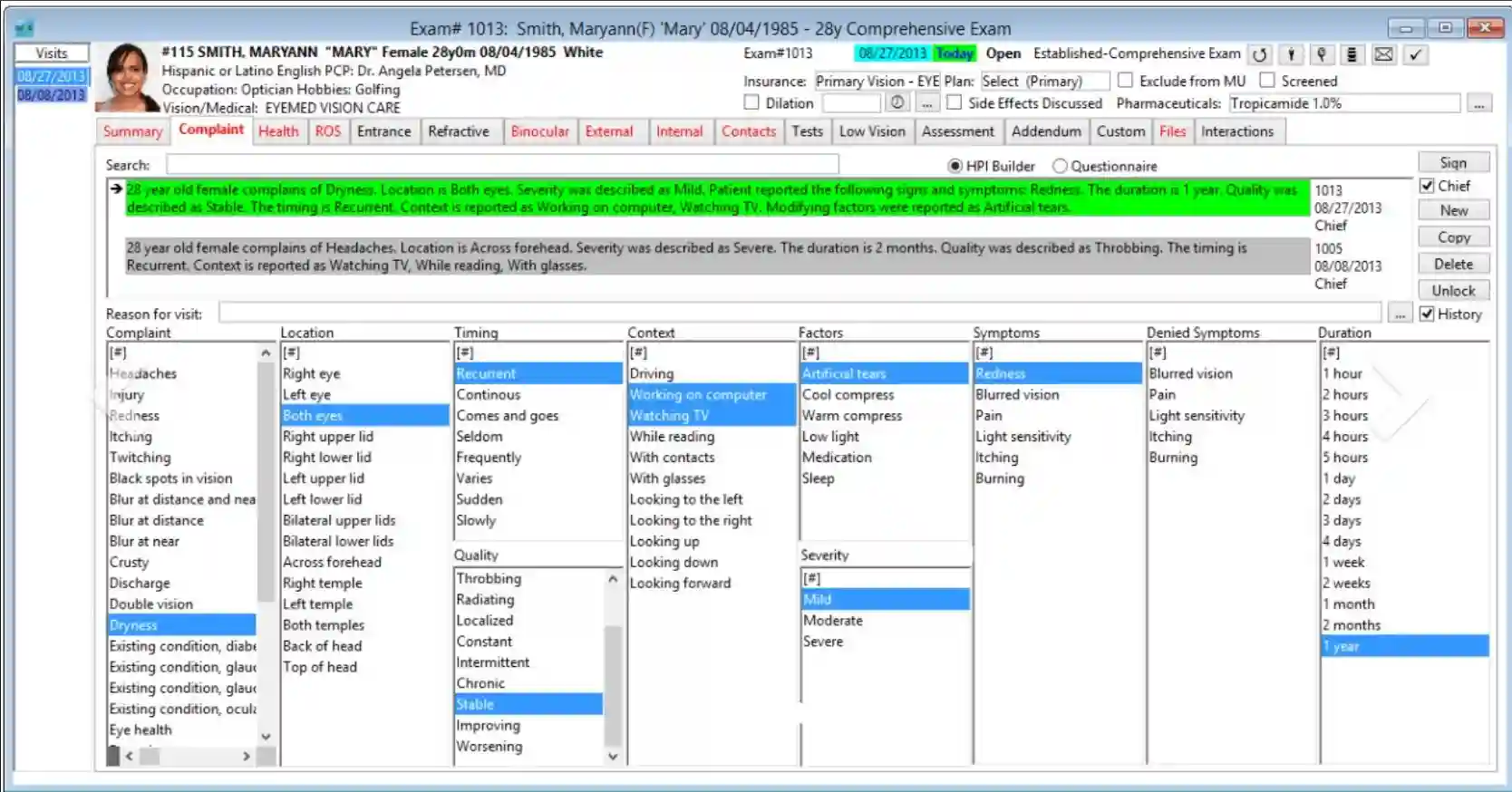 My Vision Express EHR Software EHR and Practice Management Software
