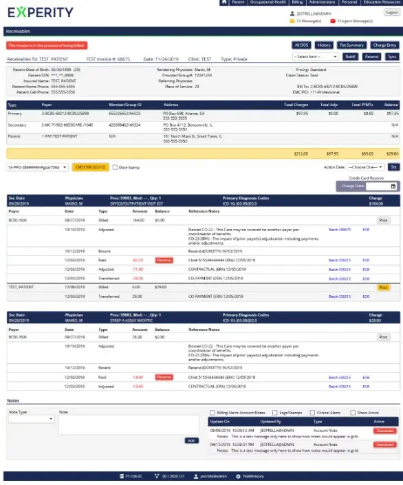 Experity Urgent Care EMR & PM Software EHR and Practice Management Software