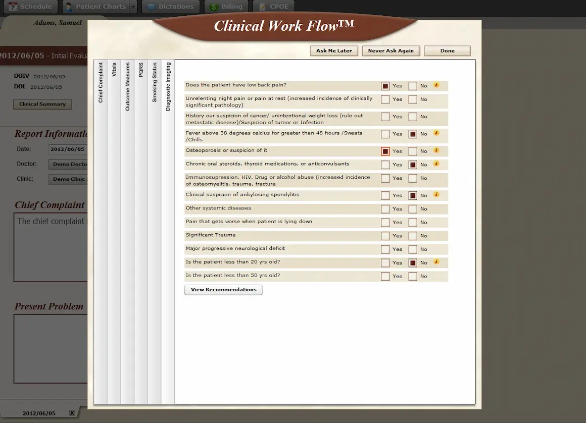BackChart EMR Software EHR and Practice Management Software