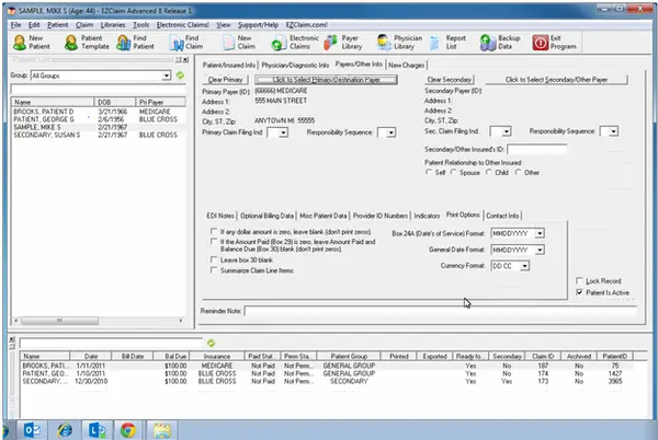EZClaim Medical Billing Software EHR and Practice Management Software