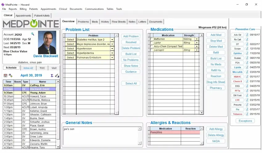 MedPointe EMR Software EHR and Practice Management Software