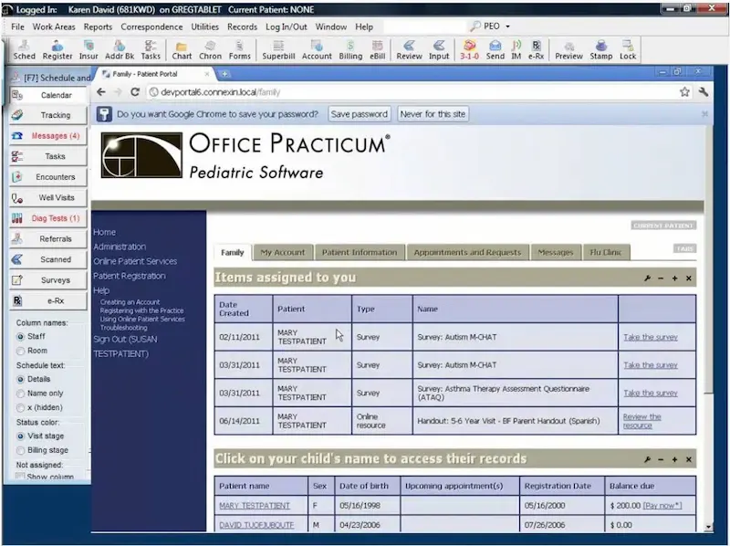 Office Practicum EMR/EHR Software EHR and Practice Management Software